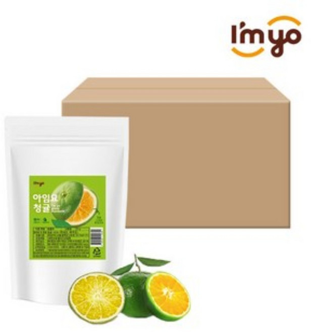 아임요 청귤 동결건조 과일 20g 1박스 12개