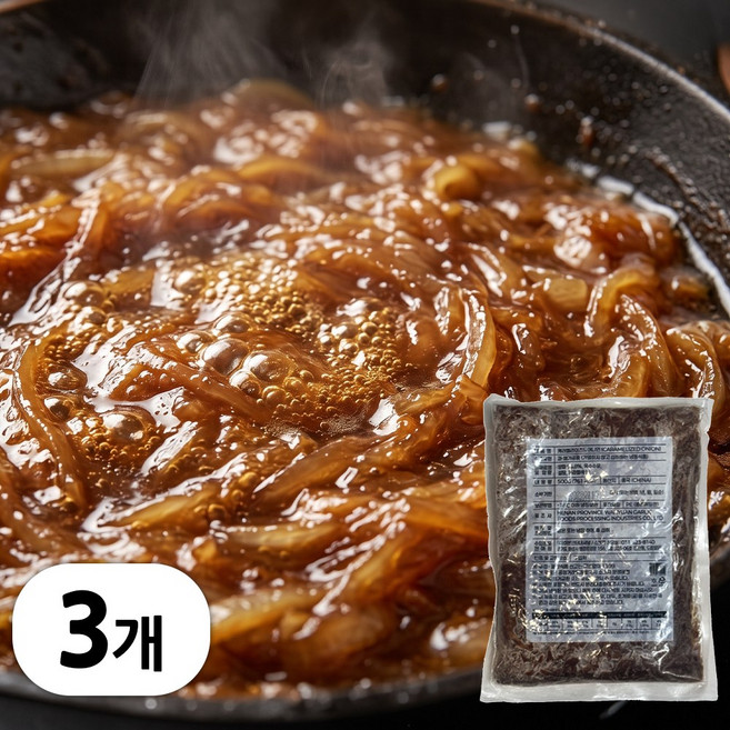 굽맨 캐러멜라이즈드 어니언 볶은양파 1.5kg (500g x 3봉), 500g, 3개