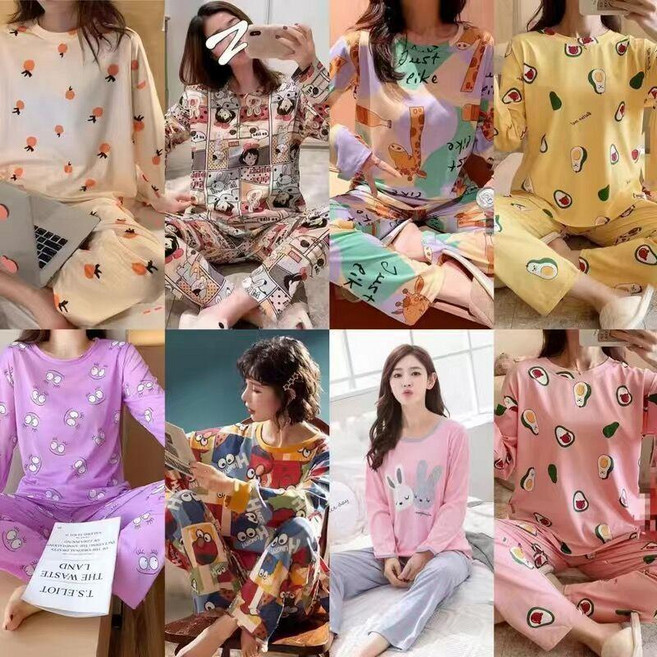 女長袖休閒家居服套裝