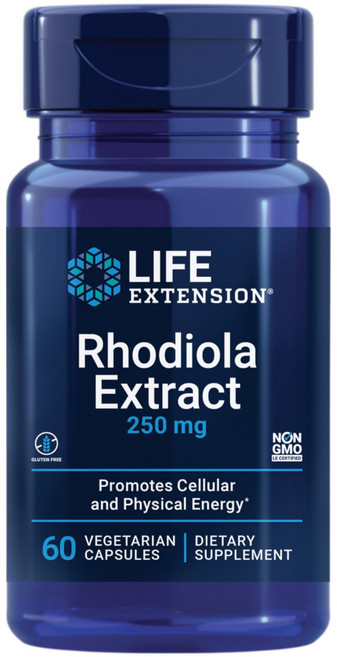 Life Extension Rhodiola 홍경천 Extract 250mg 60정, 1개