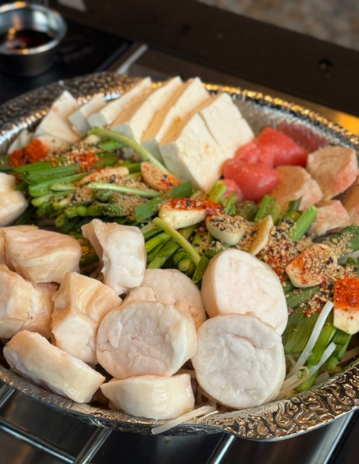 고부시 한우 모츠나베 밀키트 2명분 후쿠오카 맛집 대창전골 캠핑 홈파티 집들이 술안주 음식, 1개, 1.42kg