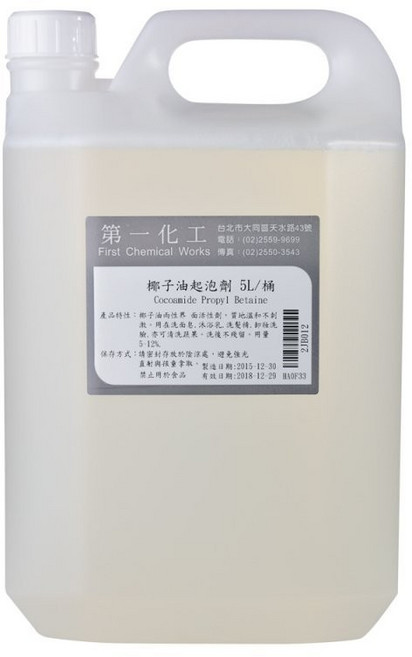 第一化工 椰子油起泡劑 5L/桶, 1個, 5000ml