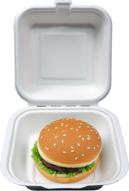 유즈잇 B003W 두꺼운 햄버거 펄프 상자, 50개, 1개