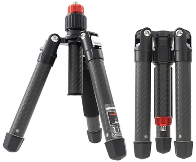 호루스벤누 FX-ZX6 원터치 스피드 롱 카본 미니삼각대, Leg Only, 1개
