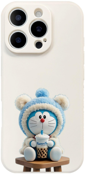 보송보송 잠옷 밀크티 도라에몽 아아폰 갤럭시 전기종 케이스