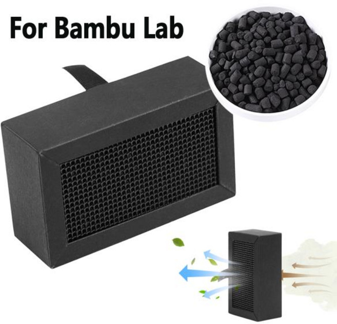 Bambu Lab 활성탄 필터 교체에어 청정기 3D 프린터 부품 BambuLab X1 X1C P1P P1S