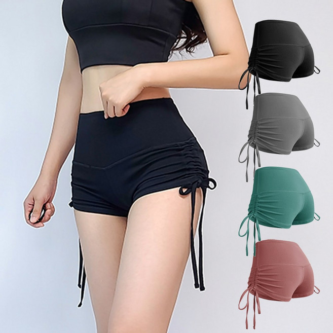 아나웨어 바비셀 셔링 폴쇼츠 폴키니 댄스걸 폴복 발레숏팬츠 폴웨어 요가하의