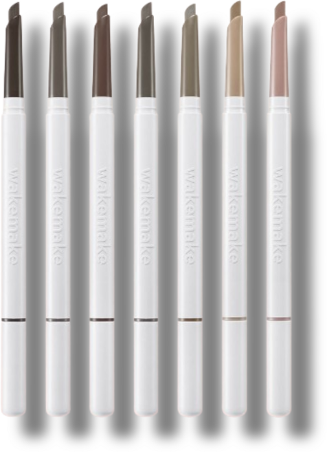웨이크메이크 내추럴 하드 브로우 펜슬 0.25G 7 color (색상 수량선택가능) WAKE MAKE 자연스러운 부드러운발림성 아이브로우추천, 1개, 05 내추럴 그레이