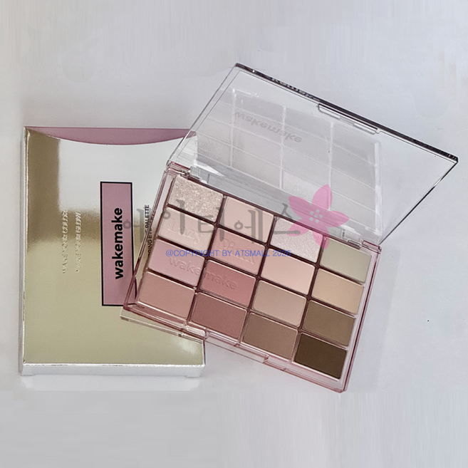 웨이크메이크 소프트 블러링 아이 팔레트, 10 레이지 핑크 블러링, 1개