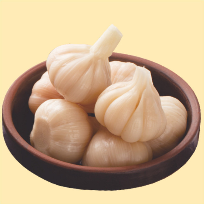 아삭한 통마늘 장아찌 300g 소용량 가정용 업소용 신수코리아