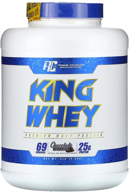 아이허브 서명 시리즈 King Whey 초콜릿 브라우니 2.3kg(5lbs), 1개, 2.3kg - 쿠팡