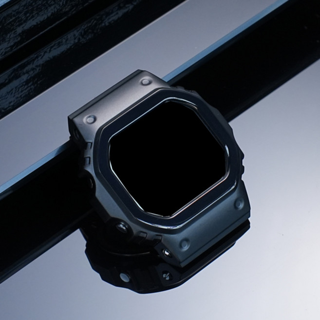 호환 5600/5610 시리즈 티타늄 합금 케이스 팔찌 G-SHOCK 카시오 GW-B5600 G-5600U GW-M5610 DW-5600 베젤 시계줄 모드 키트 도구, [01] DW5600 GW-B5600, [09] black-case