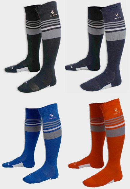 카미스타 프로페셔널 야구양말 스트라이프, 네이비, 1개