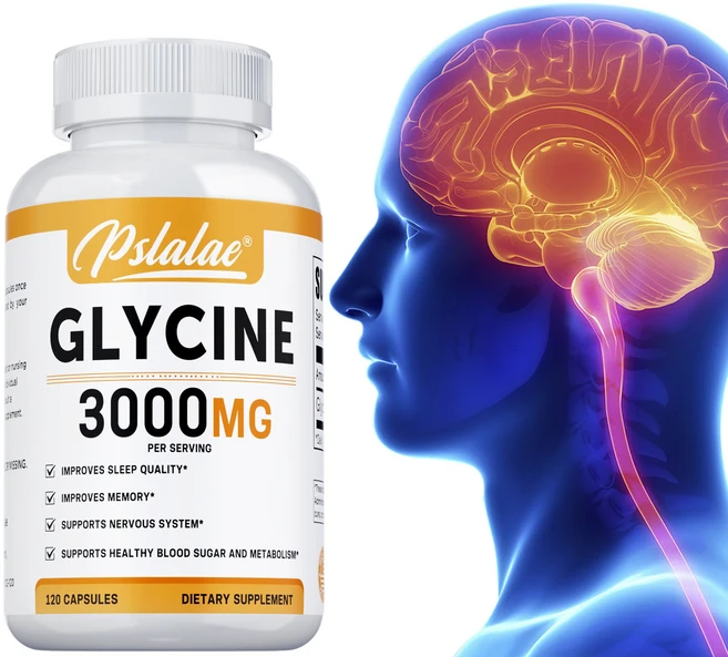 글리신 3000mg - 기분을 안정시키고 신경계의 균형을 유지합니다., 2개, 60정 - 쿠팡