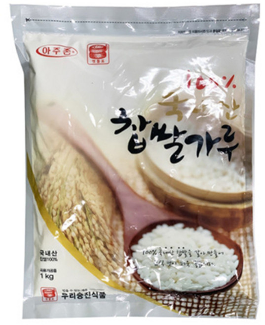 아주존 찹쌀가루, 1kg, 1개