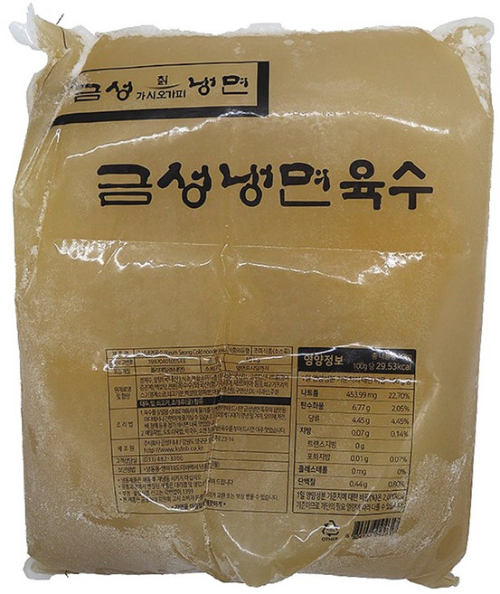 금성 칡냉면육수10kgx1ea, 1개