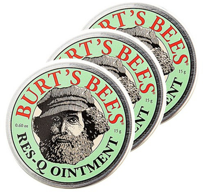 버츠비 레스큐 오인트먼트 틴, 로즈마리 / 라벤더, 15g, 3개