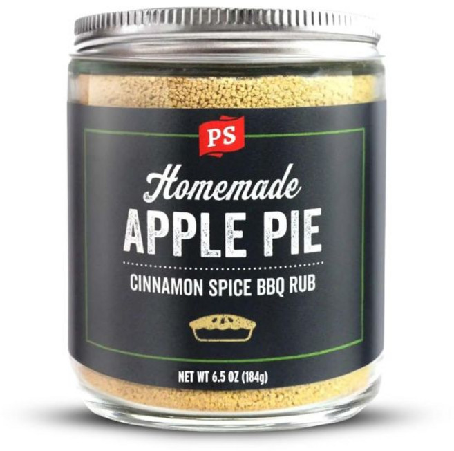 PS 시즈닝 프라임 타임 비처스 블렌드 버터리 갈릭 앤 허브 바비큐 소고기 문지름 훈제 그릴 베이킹용 건조 문지름과 향신료로 스테이크 돼지고기 닭고기 부위용, 애플 파이 시나몬 스파이스