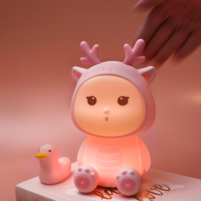 스네몬 아기용 LED 무드등 타이머 취침등 수면등 생일선물 아이방, 혼합색상