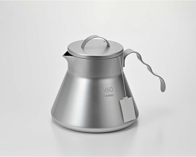 HARIO V60 金屬咖啡壺 不銹鋼下壺 500ml O-VCSM-50-HSV, 1個
