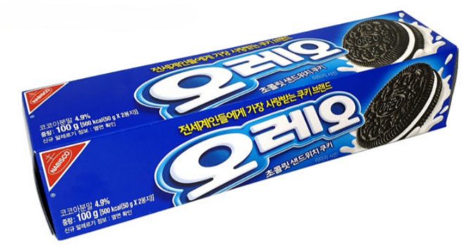 동서 오레오 화이트 샌드위치 쿠키, 100g, 1개