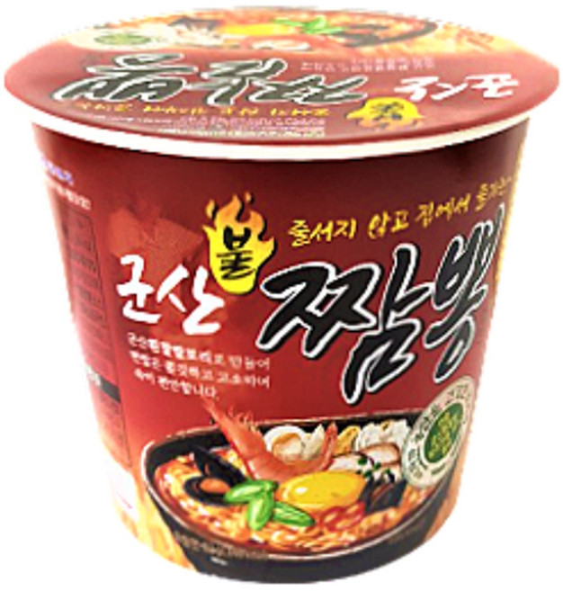 [군산불짬뽕] 군산불짬뽕컵면 6개