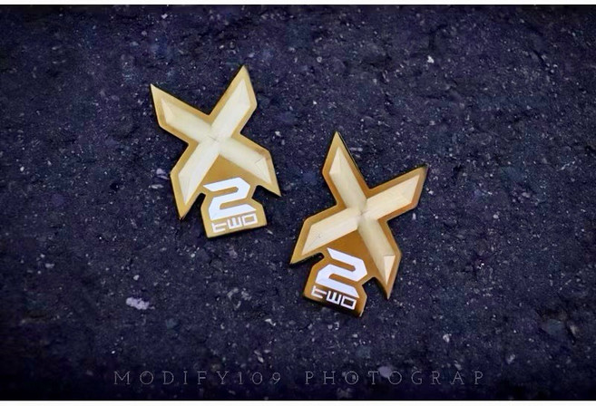 叫小賀 X2 氣瓶鈦片 鈦合金, 金鈦色, 1個