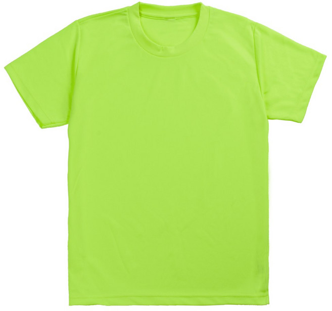쿨론 형광 라운드 반팔티 남녀공용 기능성 단체티 tnt188