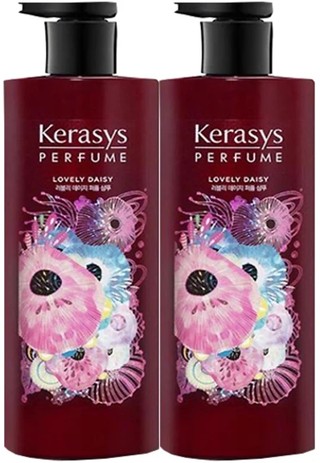 케라시스 러블리 데이지 퍼퓸 샴푸 600ml+린스 600ml, 1개, 600ml - 쿠팡