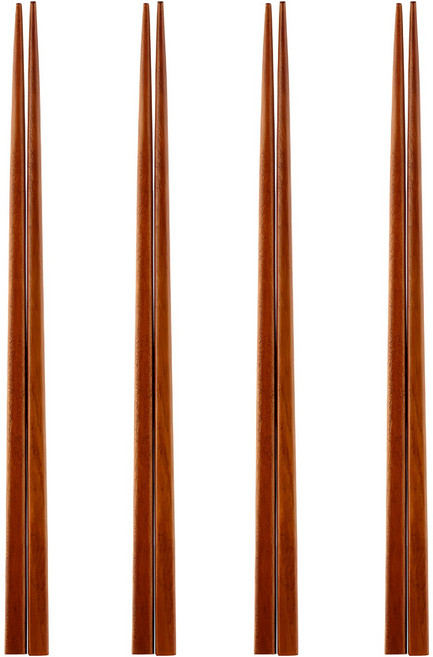 옻칠 대추나무 우드 젓가락 23.5cm, 단품, 4개