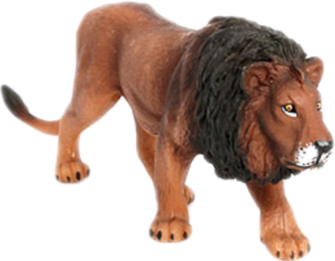제트피규어 숫사자 피규어 야생 동물 농장 장난감 모형, 1개