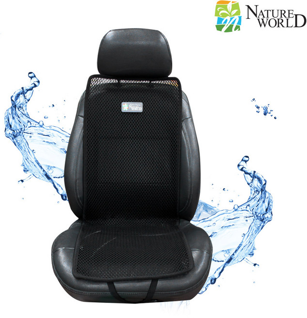 차량용 통풍시트 슬림시리즈, 1개, 리얼블랙