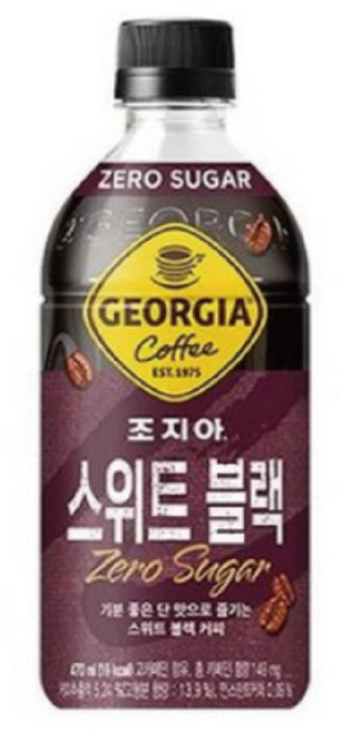 코카콜라 조지아 크래프트 스윗블랙 470ml, 10개