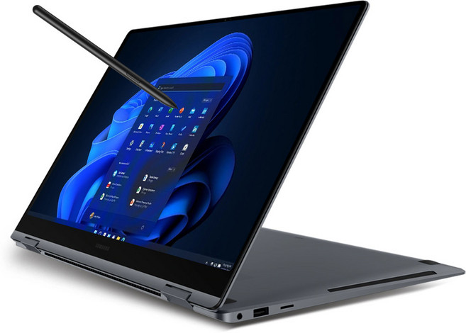 삼성 갤럭시북4 프로 360 NT960QGQ-A51AG 16인치 인텔 코어 울트라5 태블릿 2in1 S펜 터치스크린 WQXGA+ 멀티미디어 사무용 대학생 AI 노트북 추천, WIN11 Home, 16GB, 512GB, 문스톤 그레이