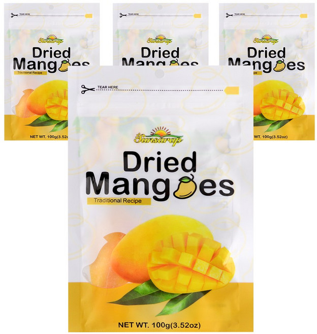 필리핀 썬사랍 건망고 100g, 4개