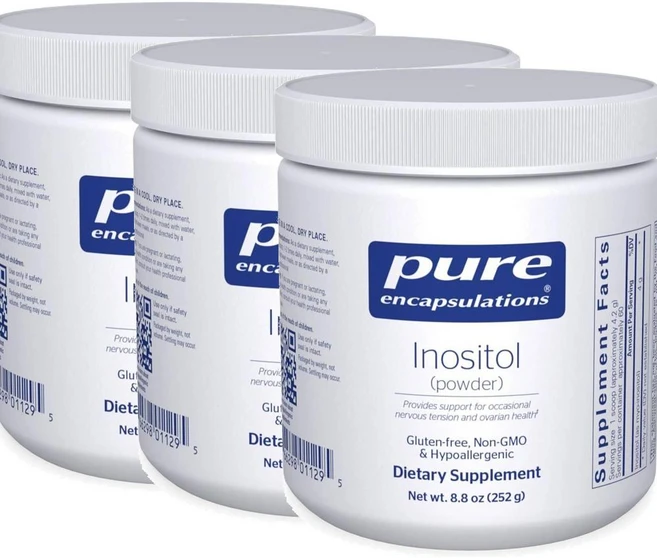 퓨어인캡슐레이션 이노시톨 파우더 Pure Encapsulations Inositol, 3개, 252g - 쿠팡