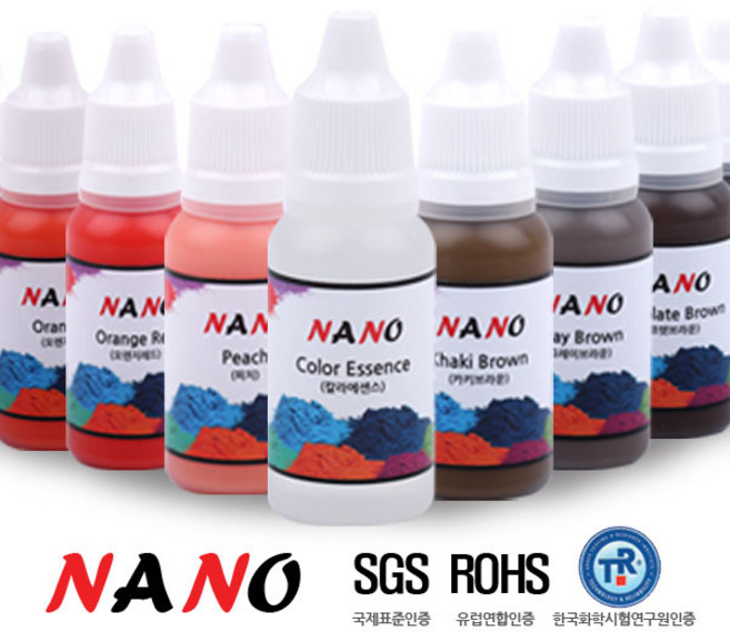 나노칼라 반영구화장색소 반영구재료, 1개, 뉴브라운
