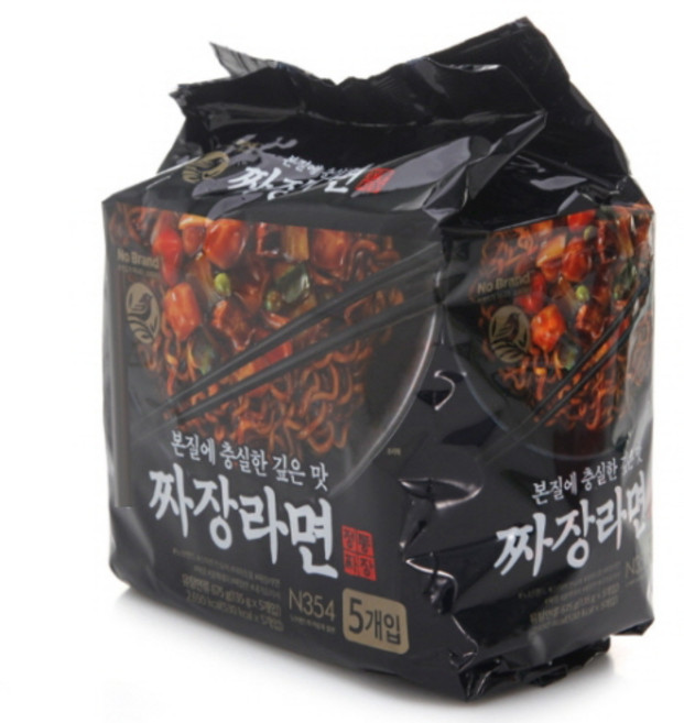 노브랜드 짜장라면 135gx5 5개입, 5개