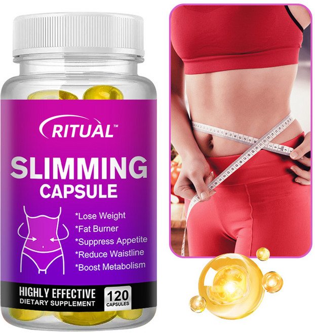 자극적이지 않은 지방 연소 보조제 - 코르티솔 복부 지방 대사 촉진제 남녀 모두 사용 가능., 2개, 120정