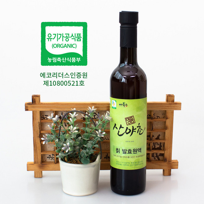 칡뿌리 효소 발효액 유기농 이의영 산야초 효소 500ml 칡