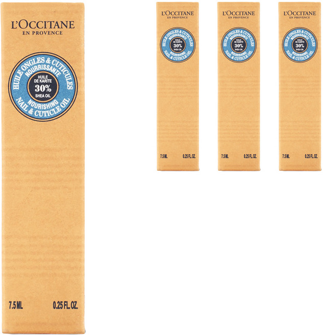 록시땅 너리싱 네일 & 큐티클 오일, 7.5ml, 4개