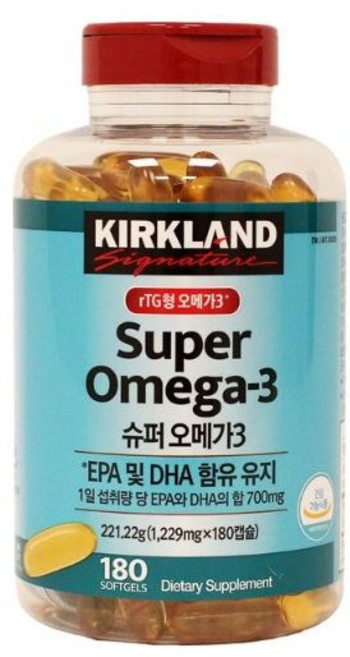 커클랜드시그니춰 슈퍼 오메가3, 1정, 180개
