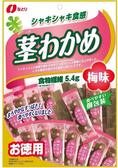 나토리 일본 미역 줄기 간식 안주 매실맛 105g x 5개, 매실맛_105g 5팩, 105g 5팩, 1개