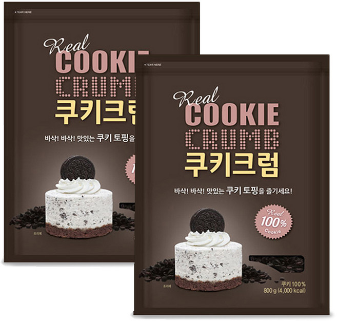 동서 쿠키크럼, 800g, 2개