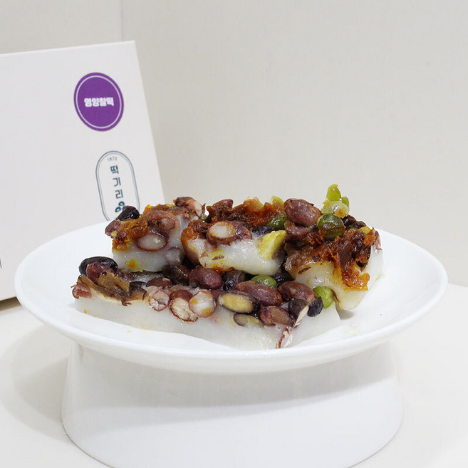 떡기리 아침 식사 대용 영양찰떡 찹쌀떡 인절미 100g 6팩, 6개