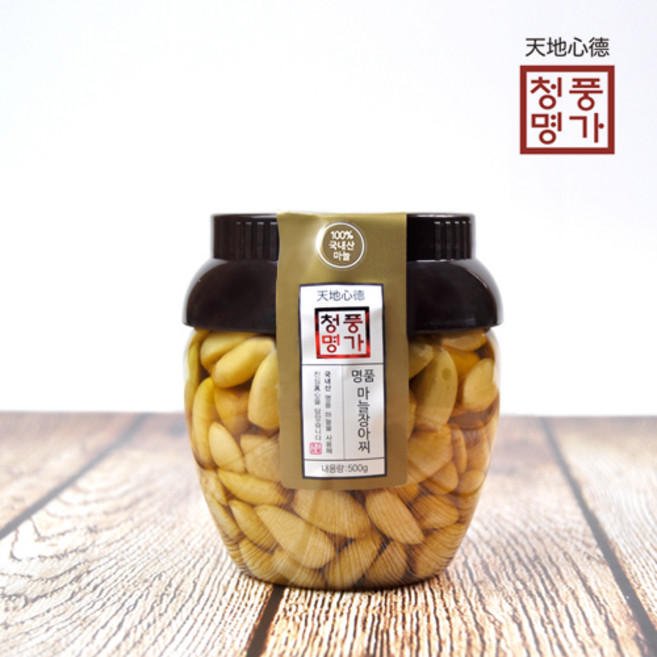 청풍명가 마늘장아찌, 500g, 1개