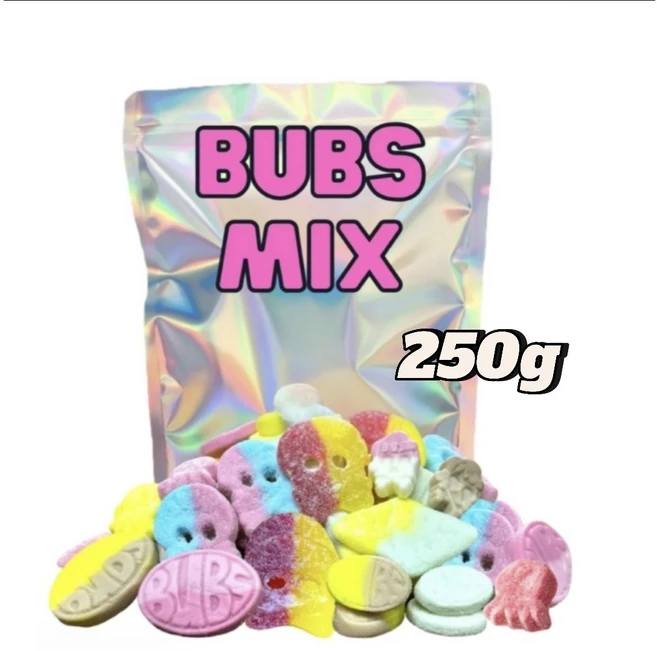 스웨덴 스웨디시 캔디 BUBS 믹스 젤리 500g, 250g, 1개 - 쿠팡