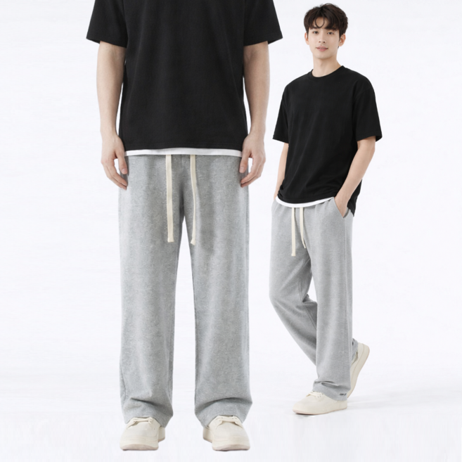 남성 통기성 여름 기본트레이닝 바지 숏 일자핏 찰랑찰랑