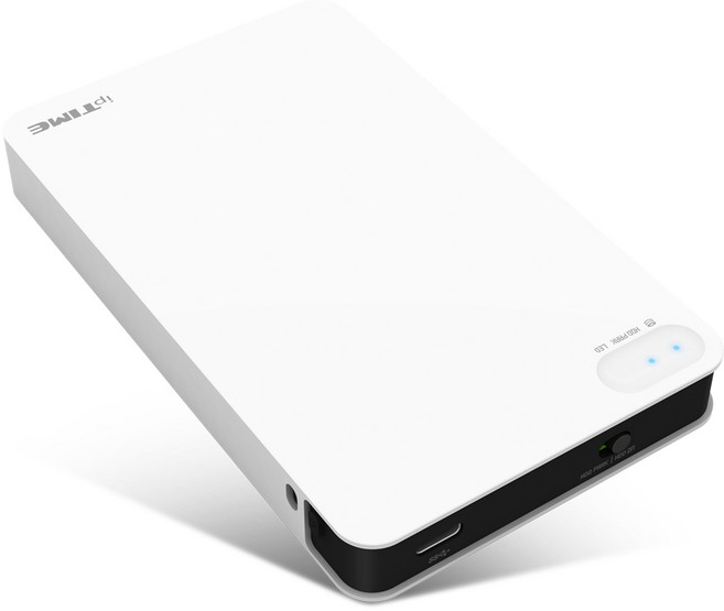 아이피타임 2.5인치 외장하드 케이스 USB3.1 Gen2 C타입 화이트 HDD3225plus, 1개