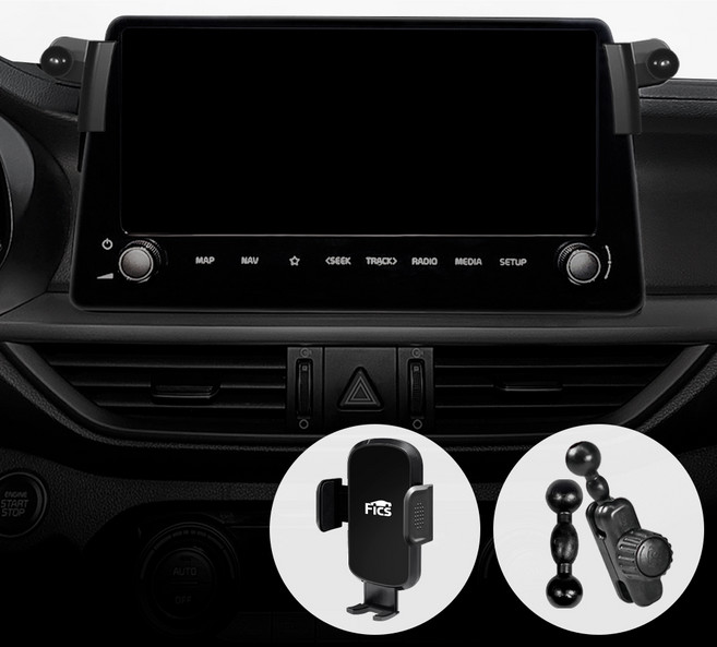 픽스 글로벌 K3 차량용 핸드폰 거치대 세트, 마운트+연장바+거치대, 1개